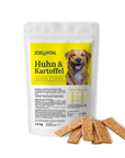 zooVital Huhn & Kartoffel Getreidefrei Hundefutter Beutel mit Kibble Stückchen