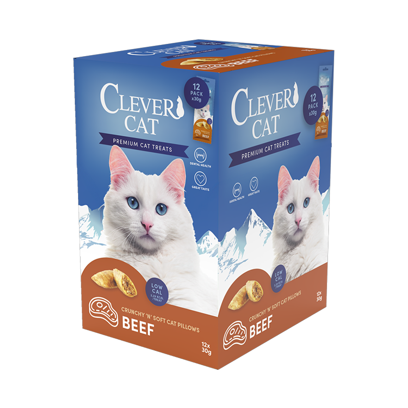 Clever Cat Pillows Snack Rind 30 g