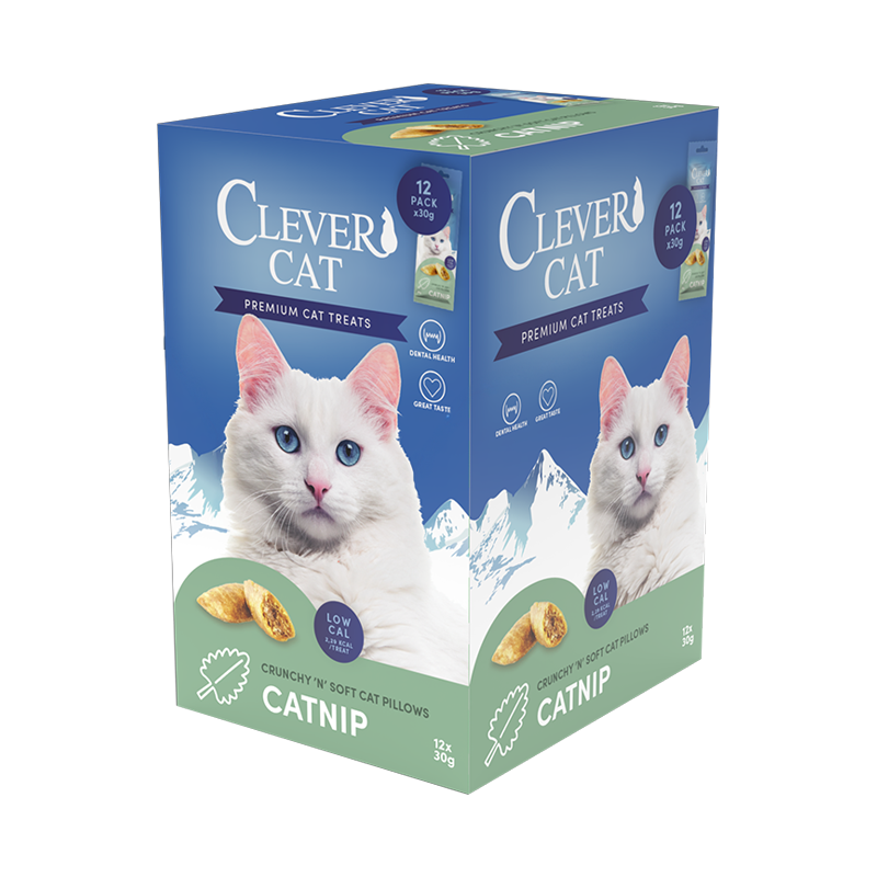 Clever Cat Pillows Snack Katzenminze