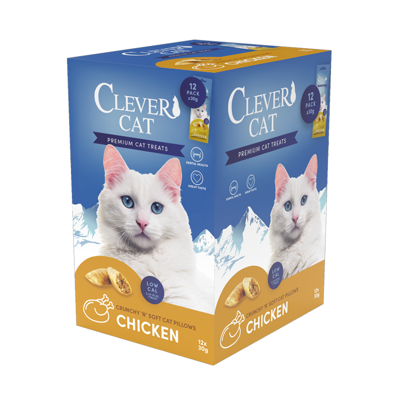 Clever Cat Pillows Snack Huhn 30 g