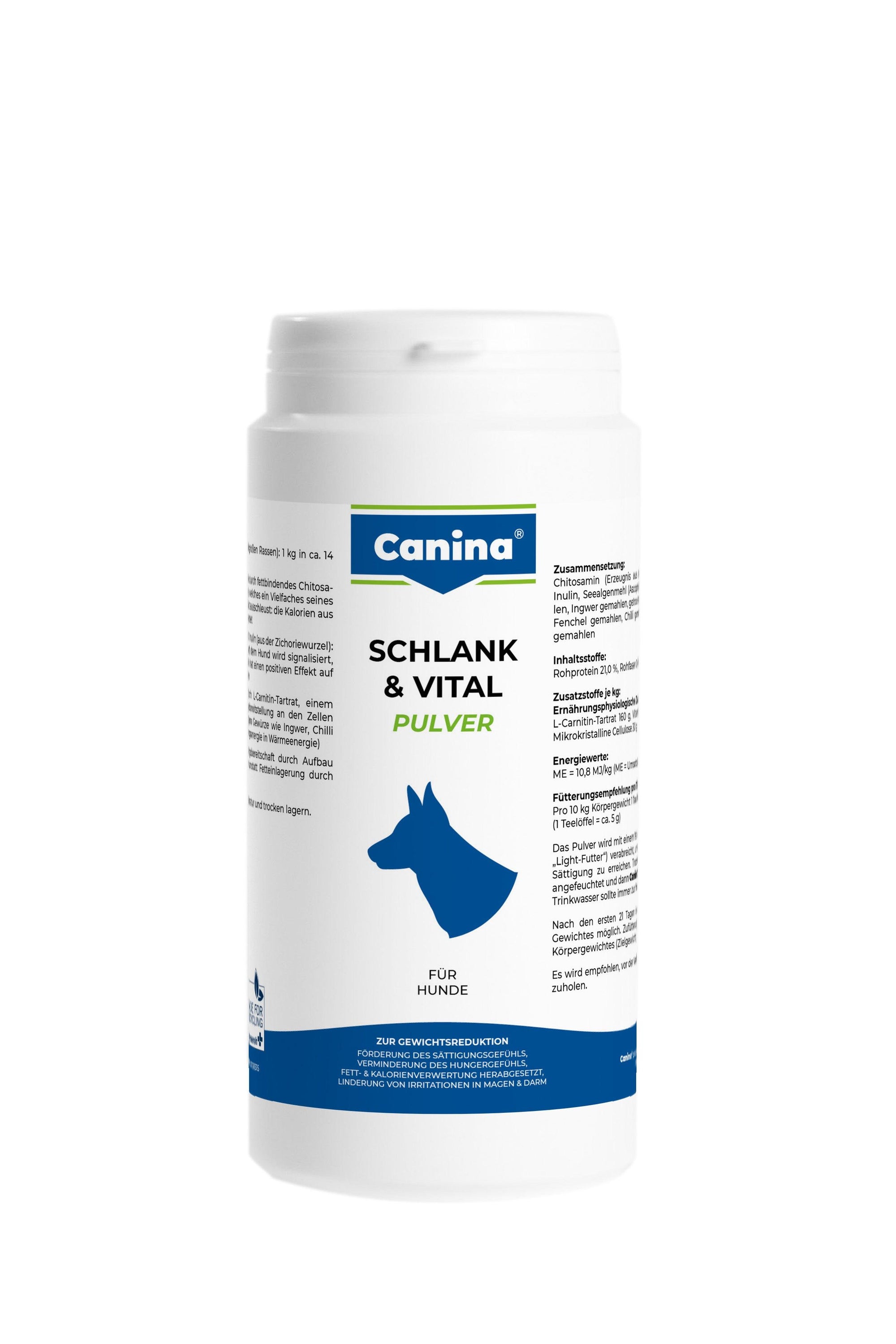 Artikel mit dem Namen Canina Schlank & Vital im Shop von zoo.de , dem Onlineshop für nachhaltiges Hundefutter und Katzenfutter.