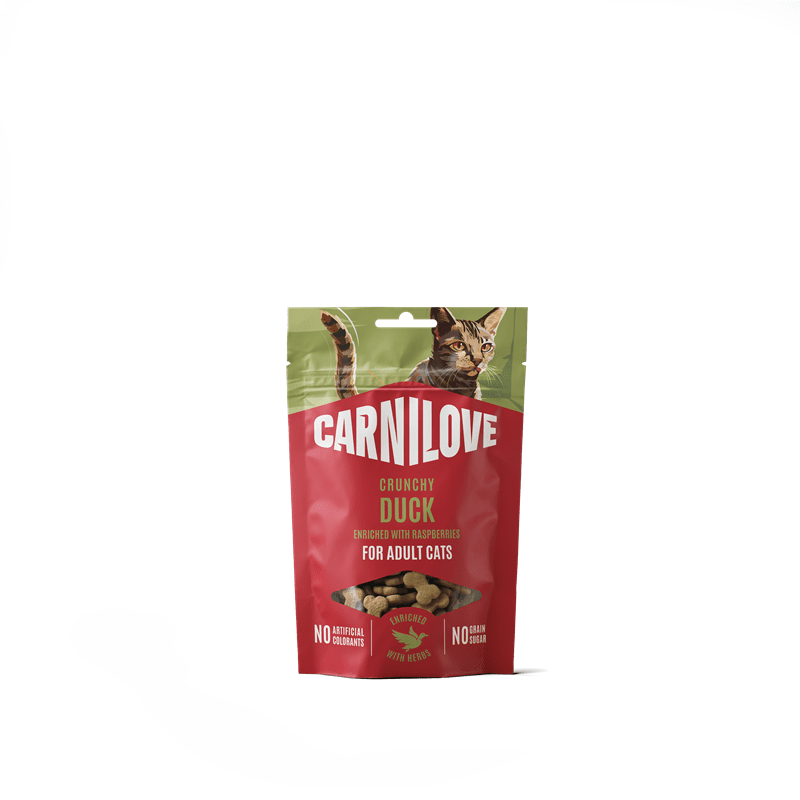 Carnilove Cat Crunchy Snack - Duck with Raspberry, Snacks