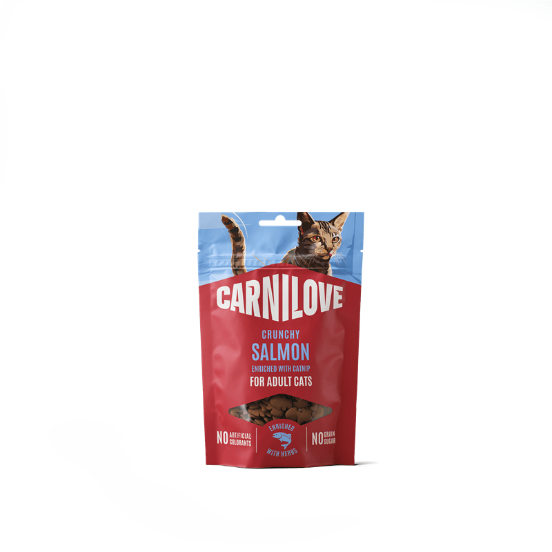 Carnilove Cat Crunchy Snack - Salmon + Catnip, Snacks
