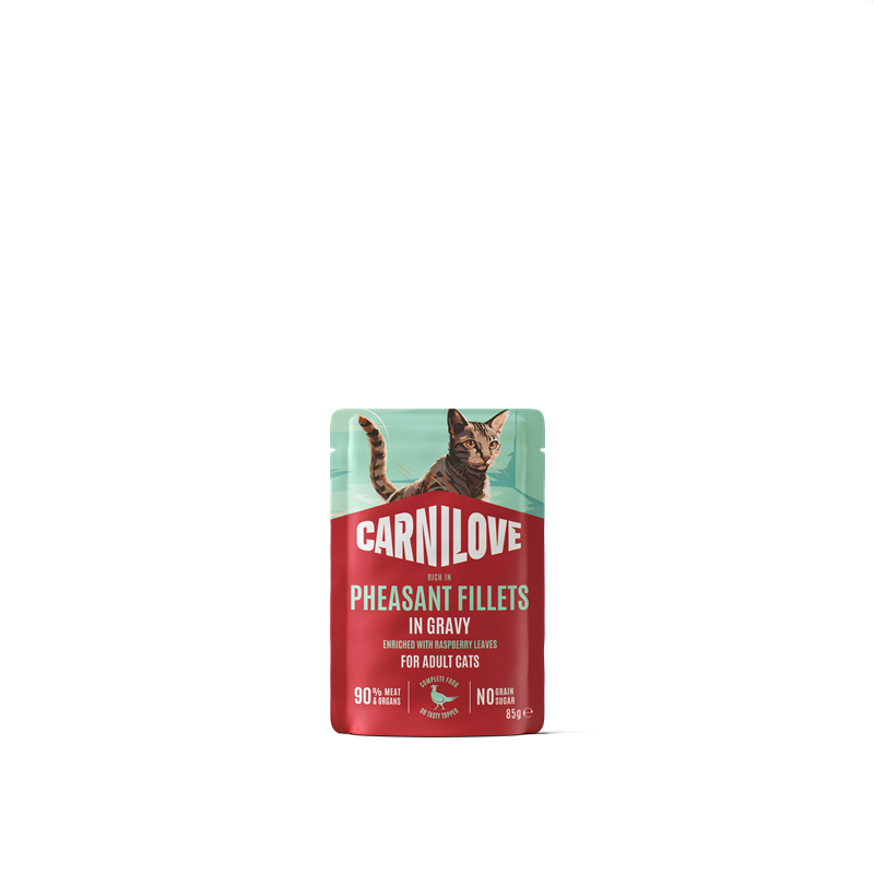Carnilove Cat Pouch Gravy - Pheasant, Nassfutter
