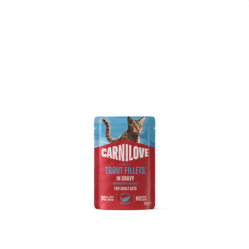 Carnilove Cat Pouch Gravy - Trout, Nassfutter