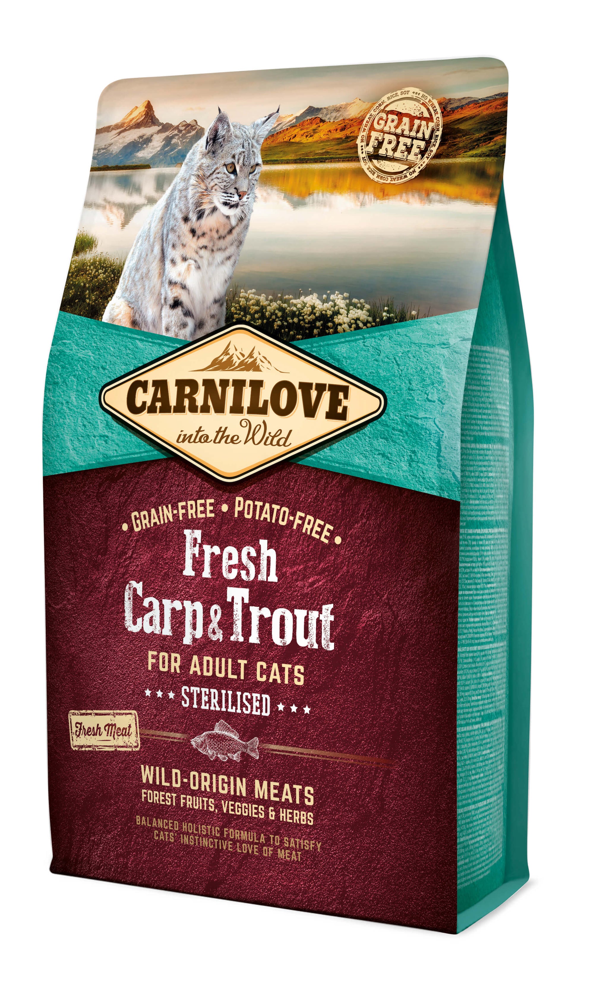 Carnilove Cat True Fresh - Adult - Carp & Trout/Sterilised