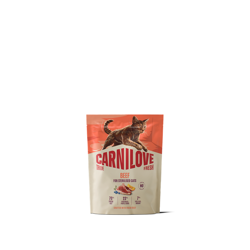 Carnilove Cat TrueFresh Adult sterilised - Beef, Trockenfutter
