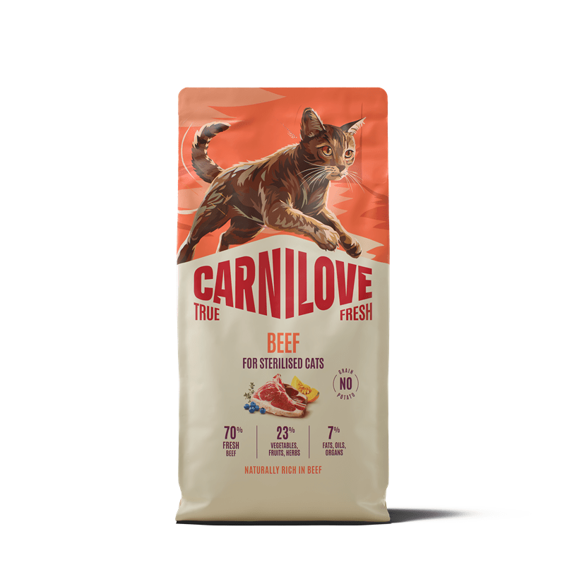 Carnilove Cat TrueFresh Adult sterilised - Beef, Trockenfutter