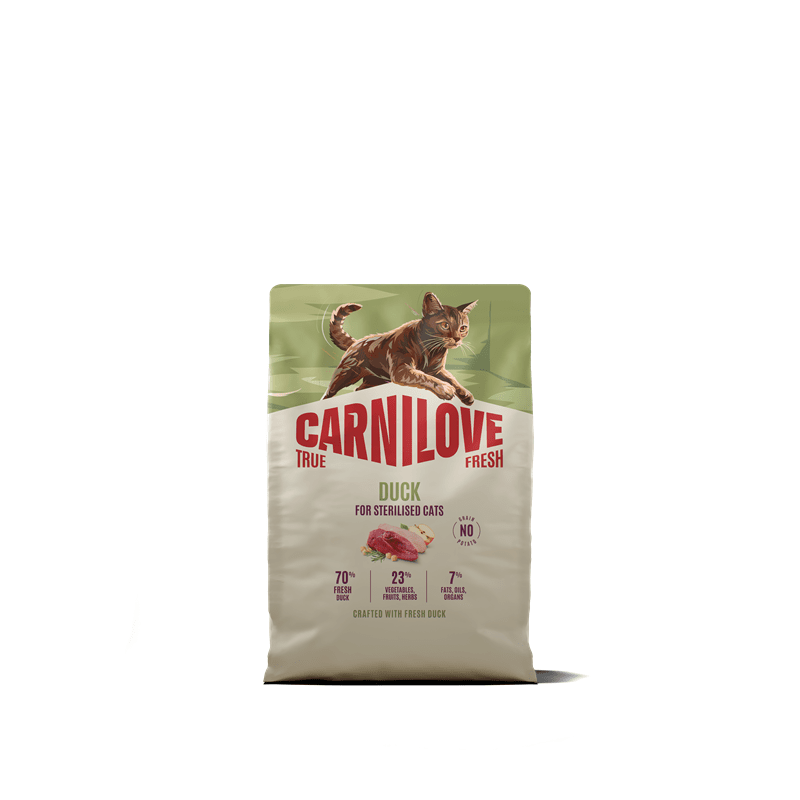 Carnilove Cat TrueFresh Adult sterilised - Duck, Trockenfutter