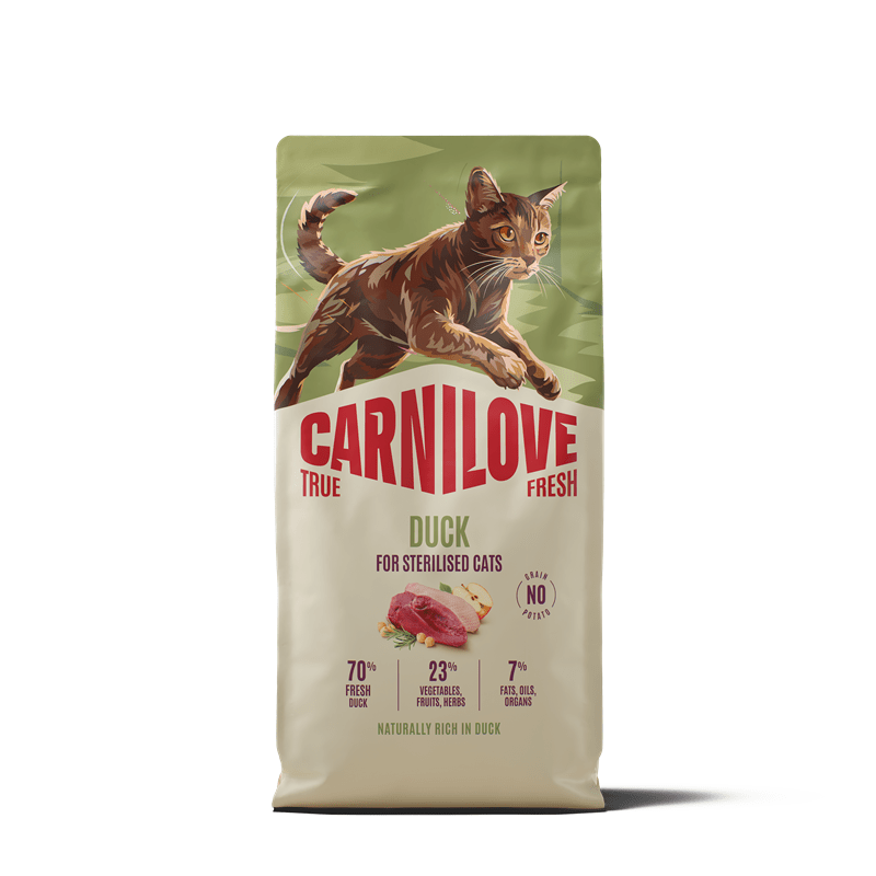 Carnilove Cat TrueFresh Adult sterilised - Duck, Trockenfutter