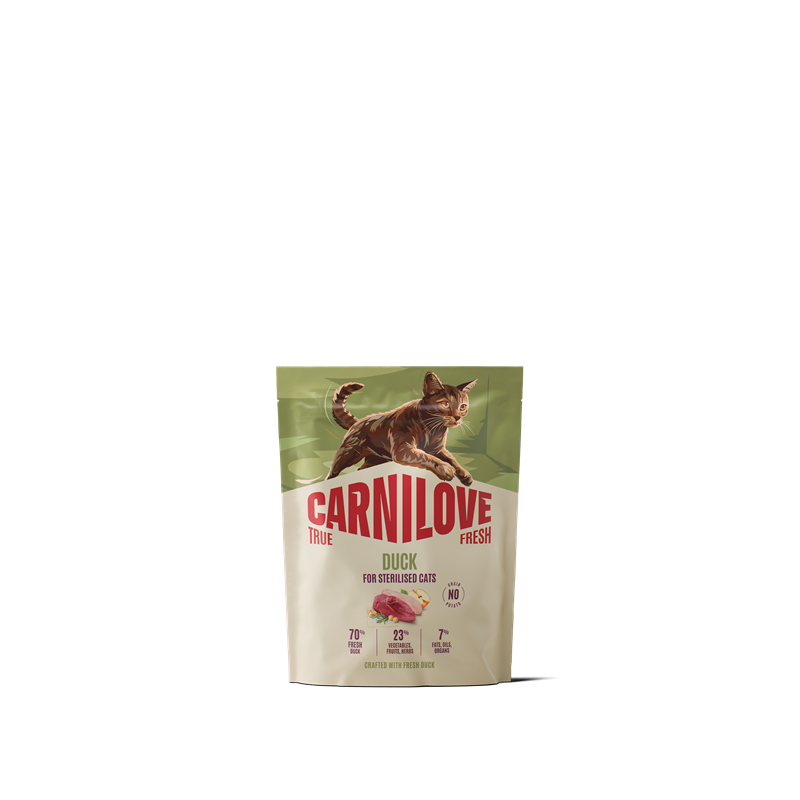 Carnilove Cat TrueFresh Adult sterilised - Duck, Trockenfutter