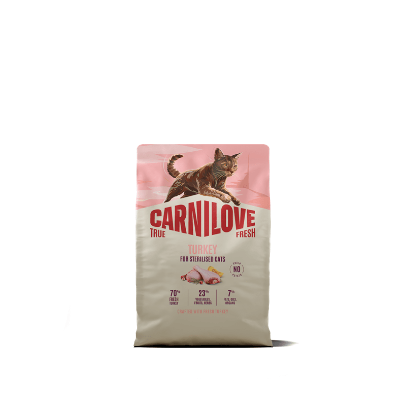 Carnilove Cat TrueFresh Adult sterilised - Turkey, Trockenfutter
