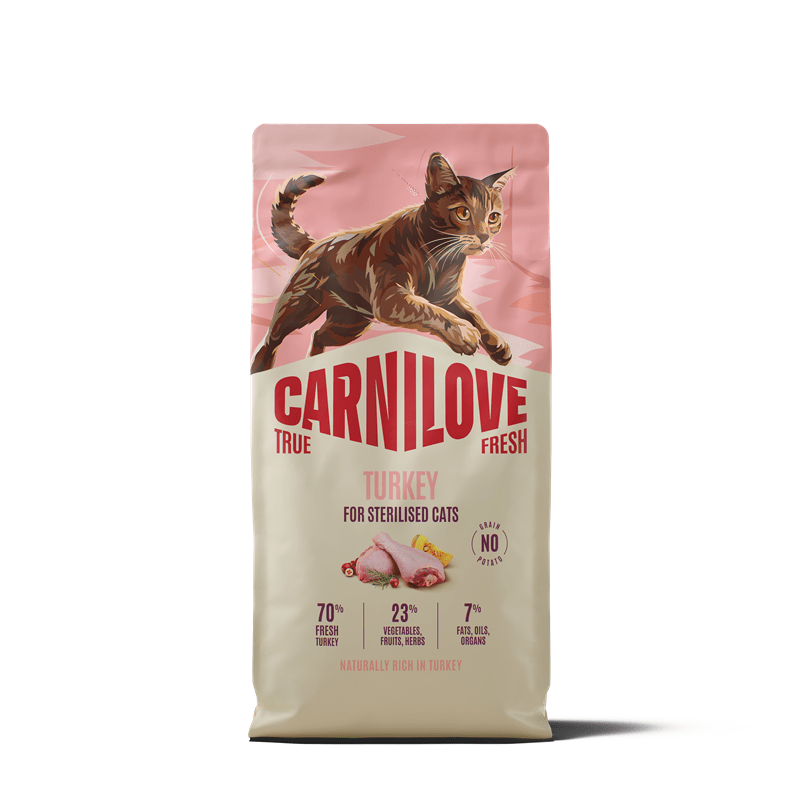 Carnilove Cat TrueFresh Adult sterilised - Turkey, Trockenfutter