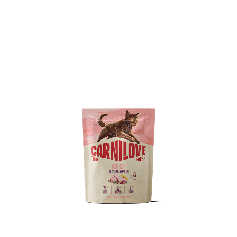 Carnilove Cat TrueFresh Adult sterilised - Turkey, Trockenfutter