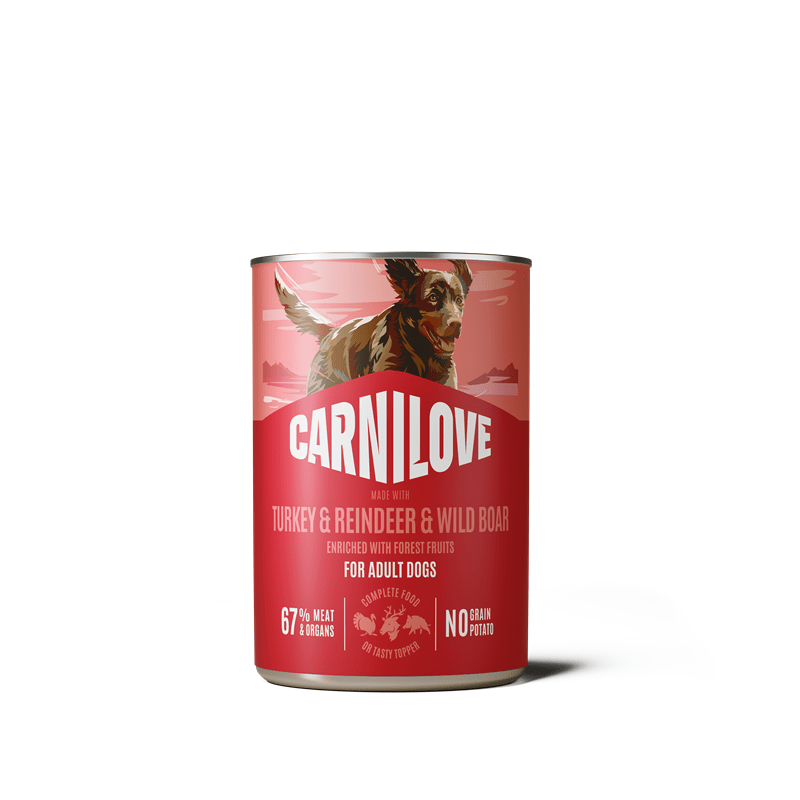 Carnilove Dog Dose Paté Adult -Turkey & Reindeer, Nassfutter
