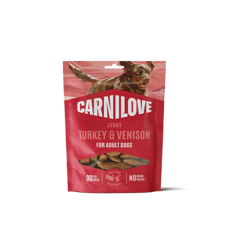 Carnilove Dog Snack Jerky - Turkey & Venison, Snacks