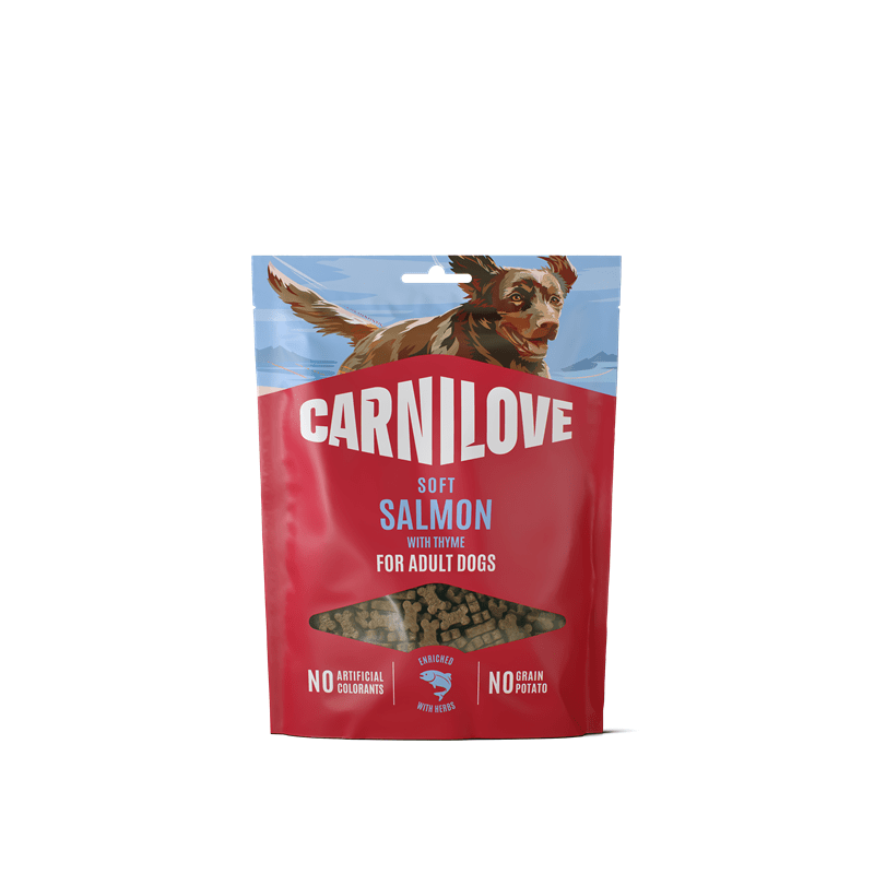 Carnilove Dog Soft Snack - Salmon with Thyme, Snacks