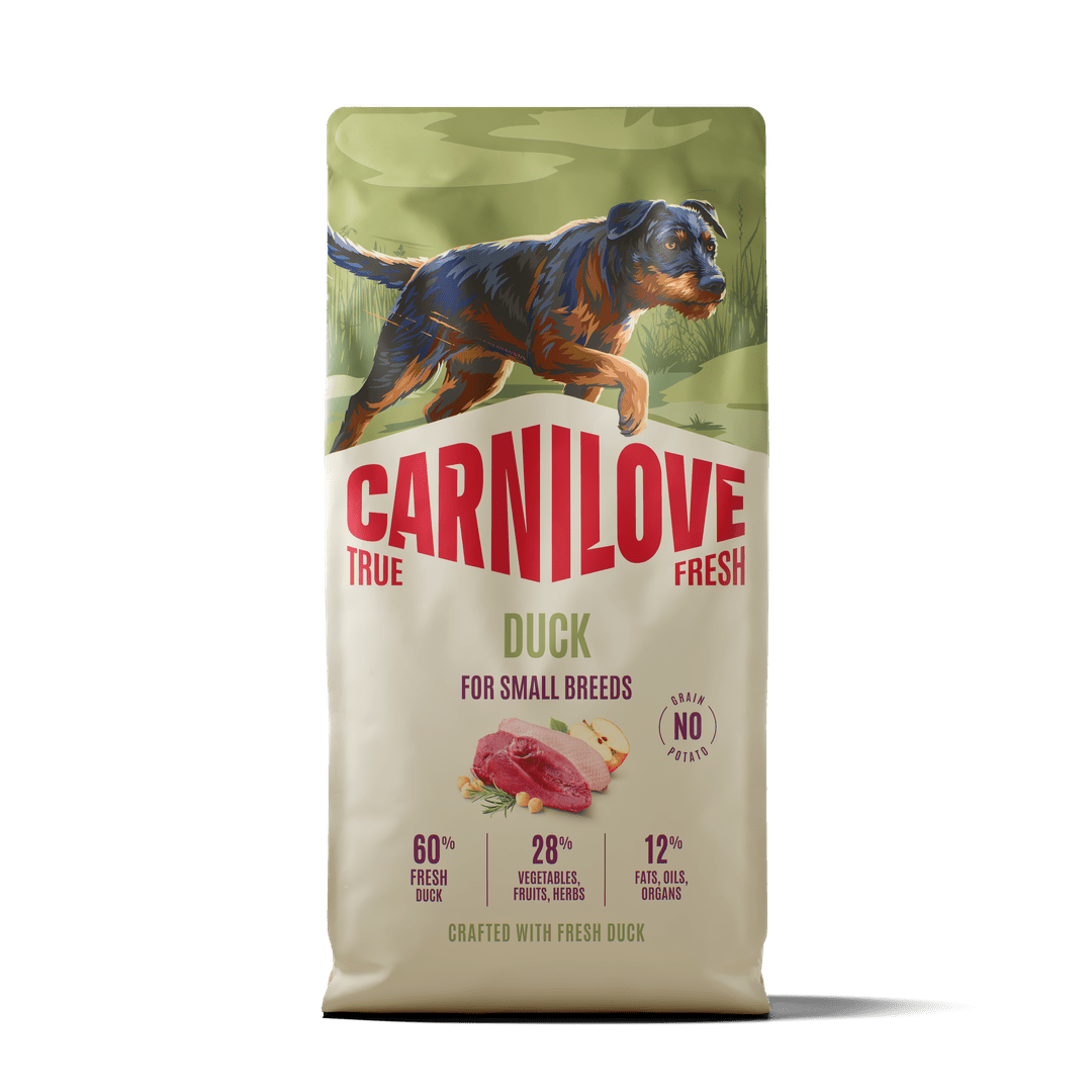 Carnilove True Fresh Ente Trockenfutter für ausgewachsene kleine Hunde