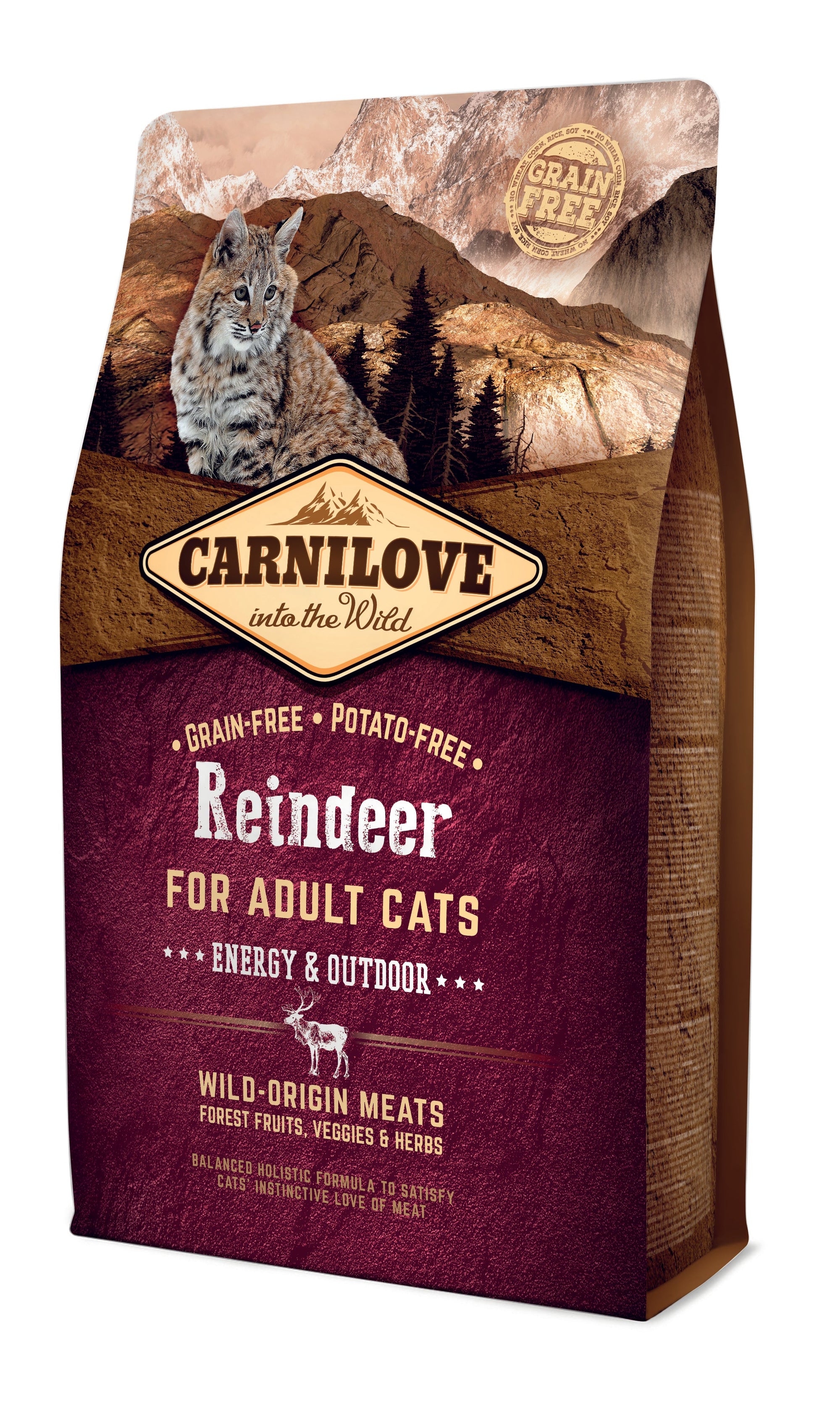 Carnilove for Adult Cats Energy & Outdoor Reindeer