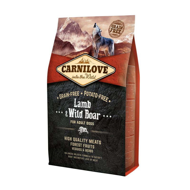 Artikel mit dem Namen Carnilove for Adult Dogs Lamb & Wild Boar im Shop von zoo.de , dem Onlineshop für nachhaltiges Hundefutter und Katzenfutter.