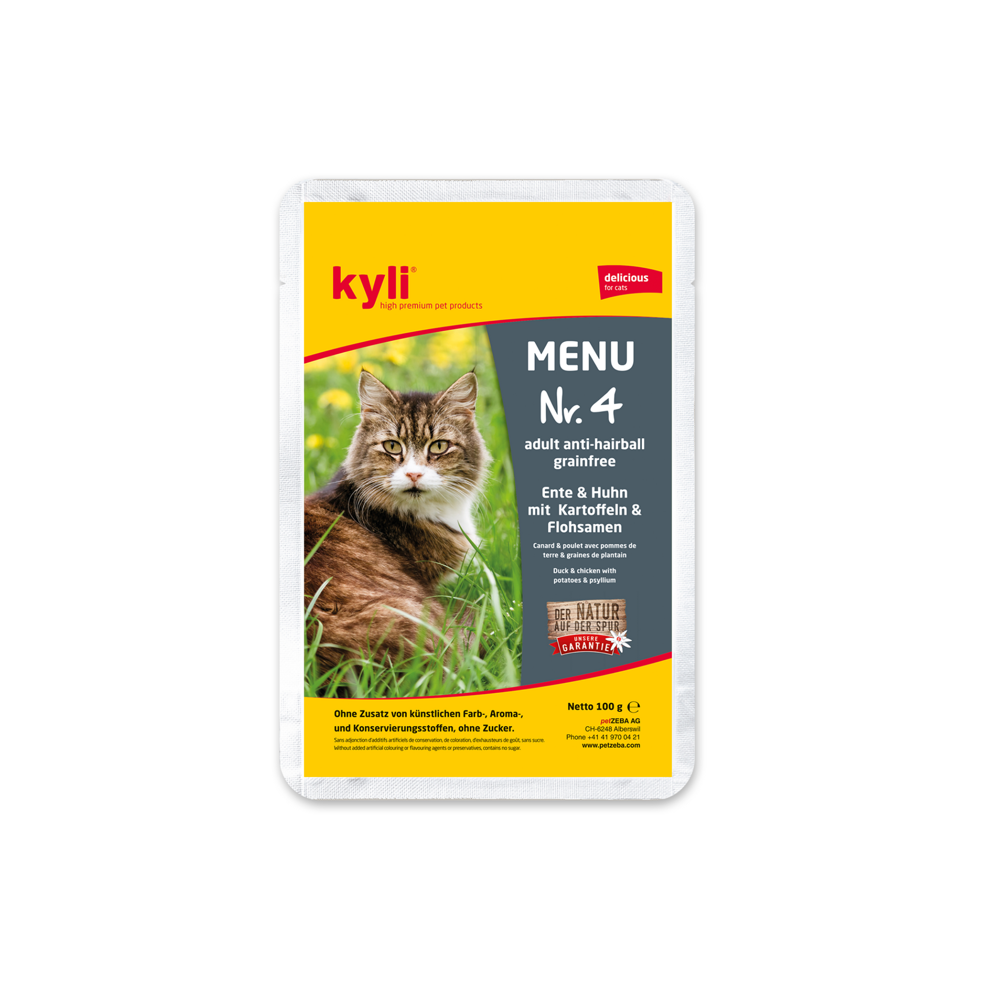 Artikel mit dem Namen Kyli Menu Nr. 4 adult im Shop von zoo.de , dem Onlineshop für nachhaltiges Hundefutter und Katzenfutter.