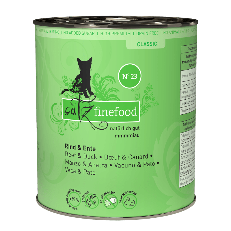 Catz Finefood No.23 Rind+Ente