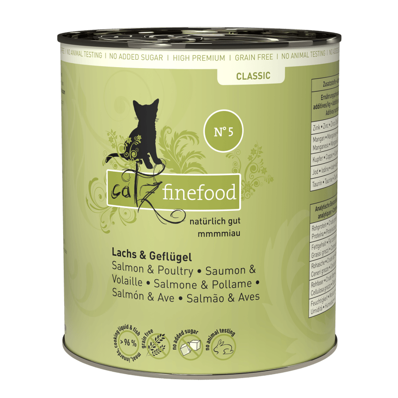 Catz Finefood No.5 Lachs&Geflügel