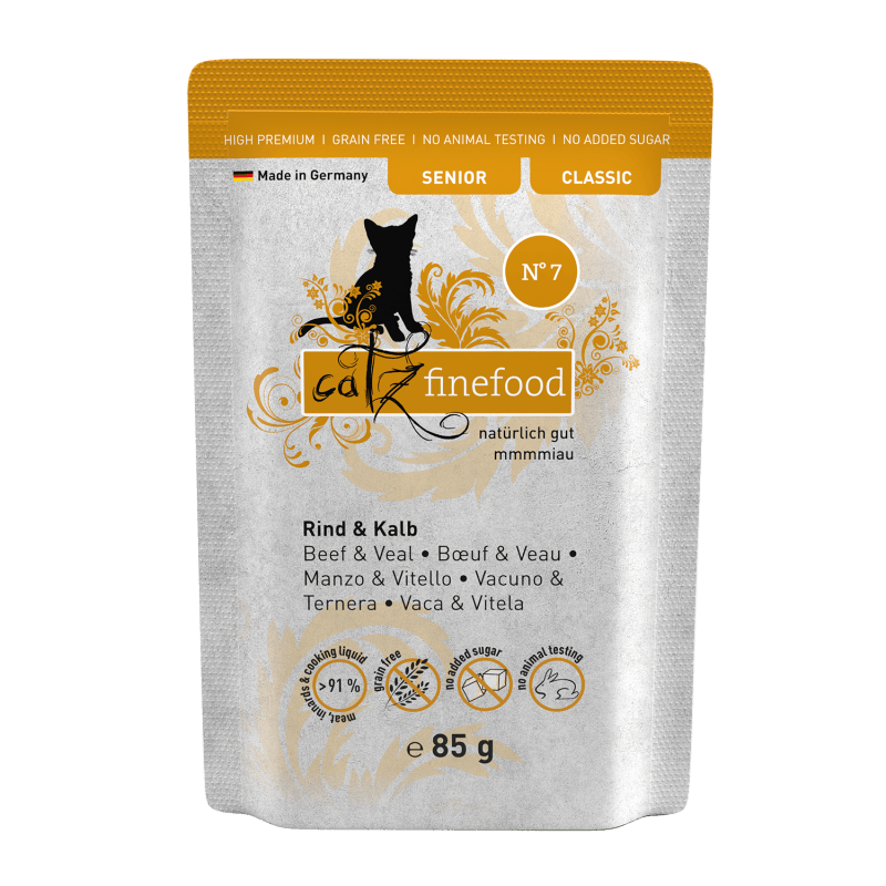 Catz Finefood Senior No.07 Rind&amp;Kalb