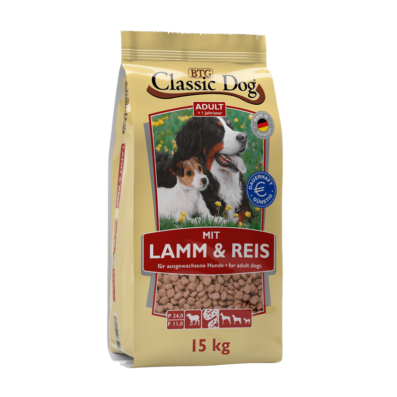 Classic Dog Lamm &amp; Reis, Trockenfutter