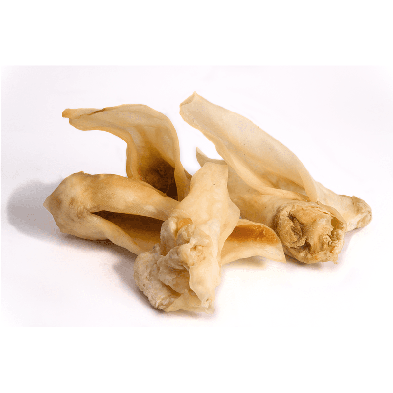 Classic Hunde Snack Lammohren dried lamb ears for dogs light beige leathery texture