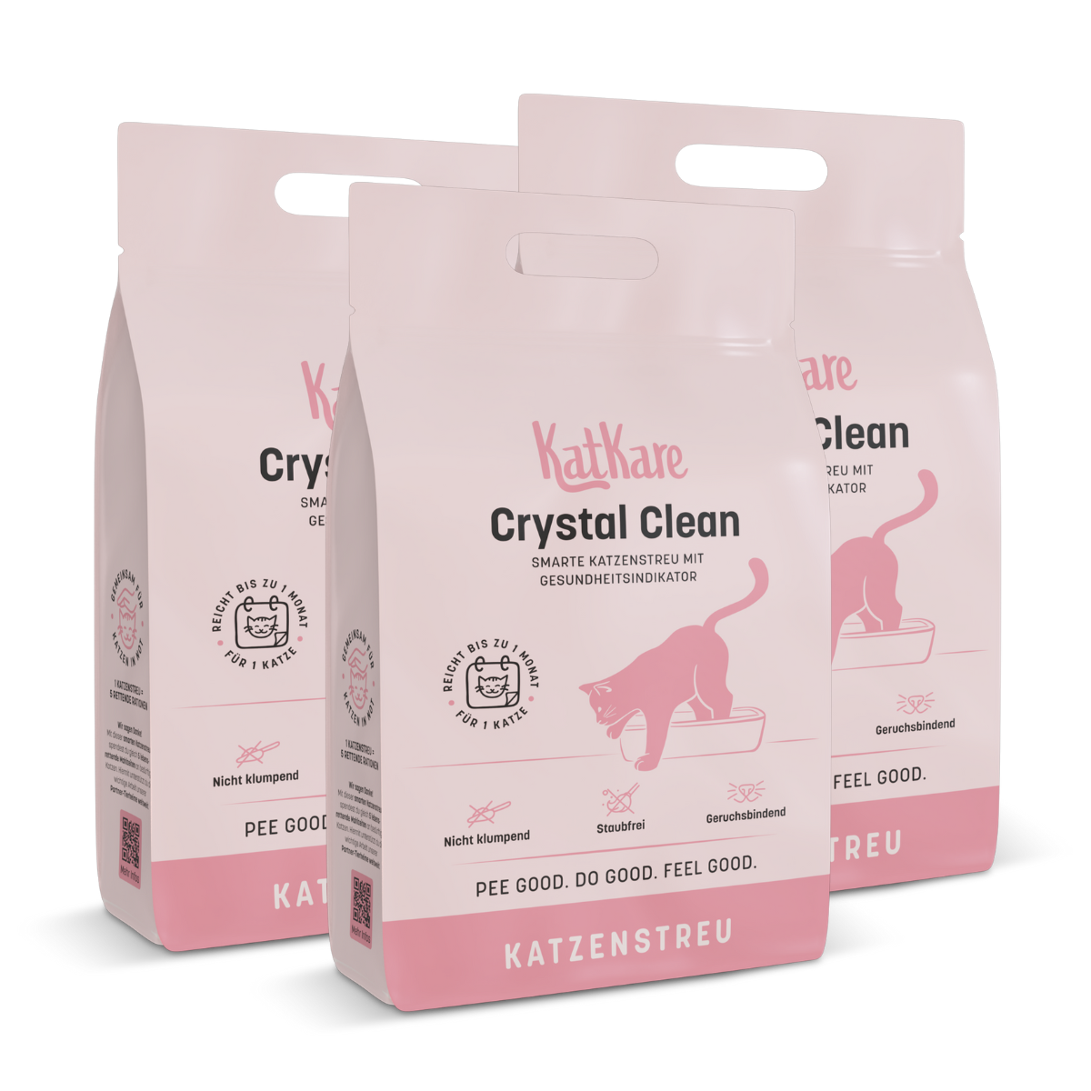 KatKare - Crystal Clean - Smarte Katzenstreu mit Gesundheitsindikator