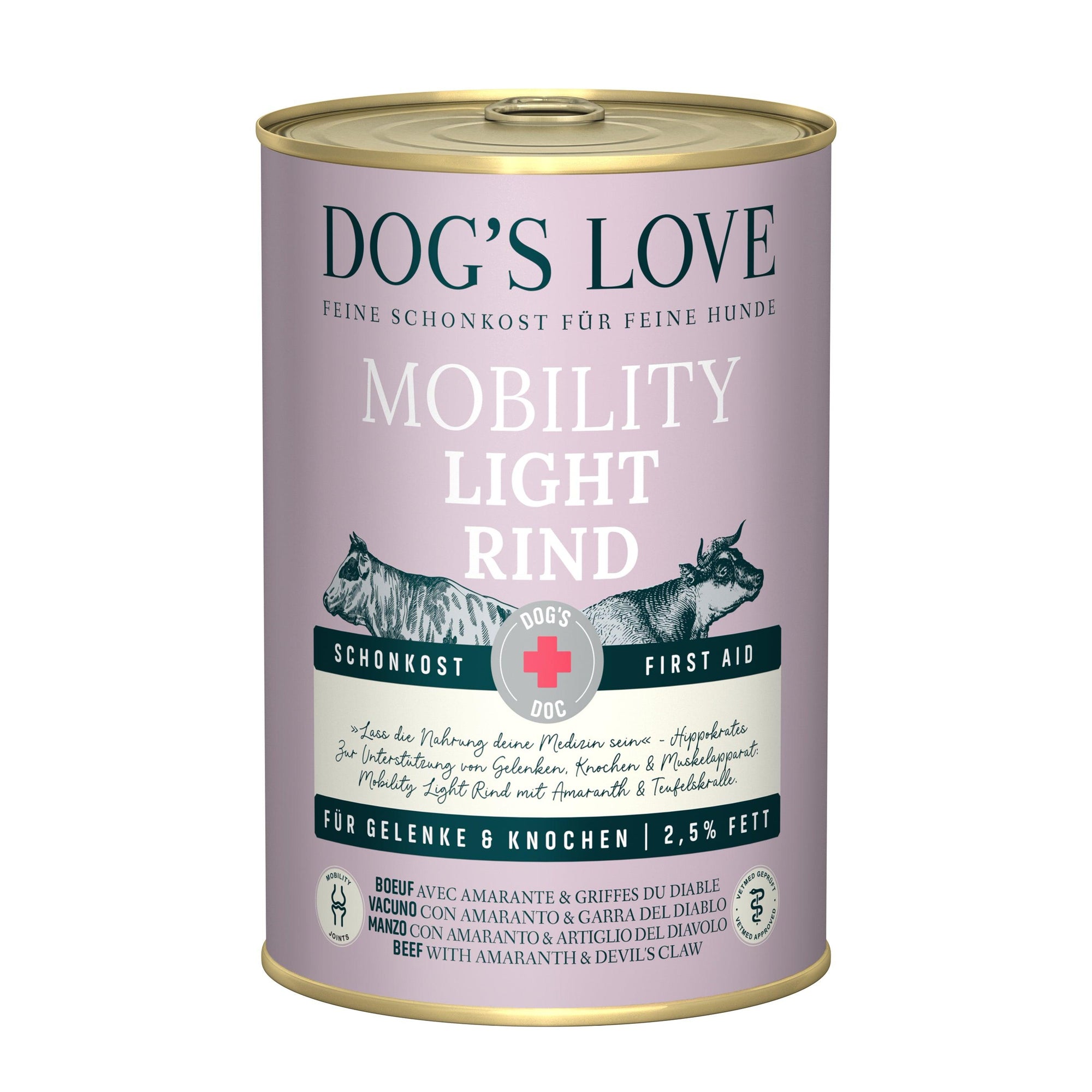 DOG'S LOVE DOC Schonkost mit Rind