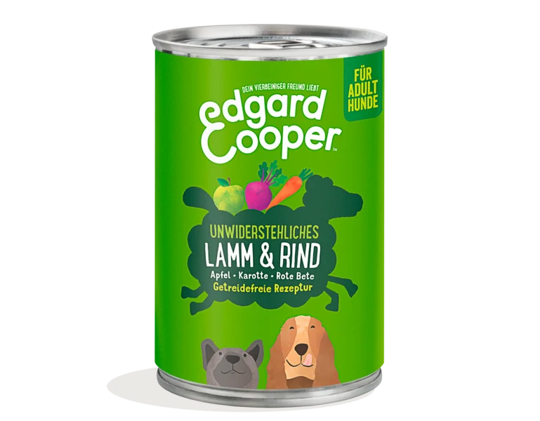 Edgard Cooper Hund Lamm&amp;Rind mit Apfel