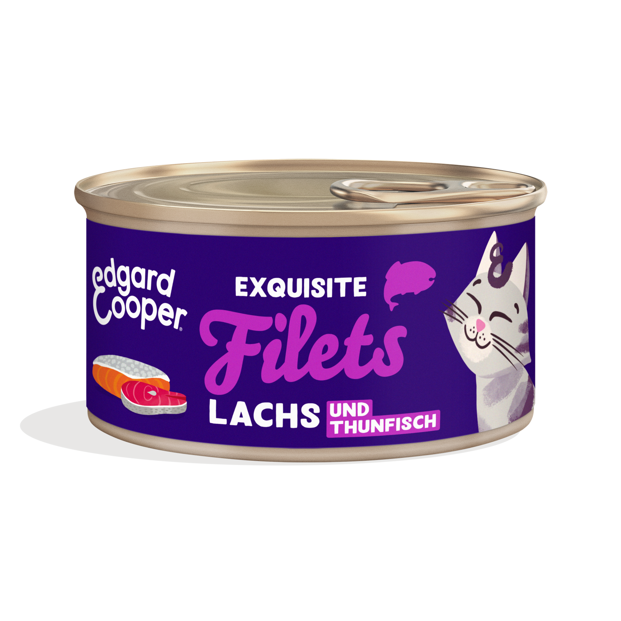 Edgard &amp; Cooper Katze Frischer Lachs und Wildfang-Thunfisch