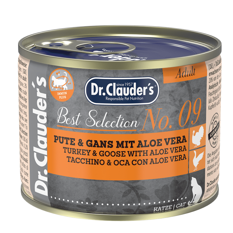 Dr.Clauders Best Selection No 9 Pute & Gans mit Aloe Vera, Nassfutter