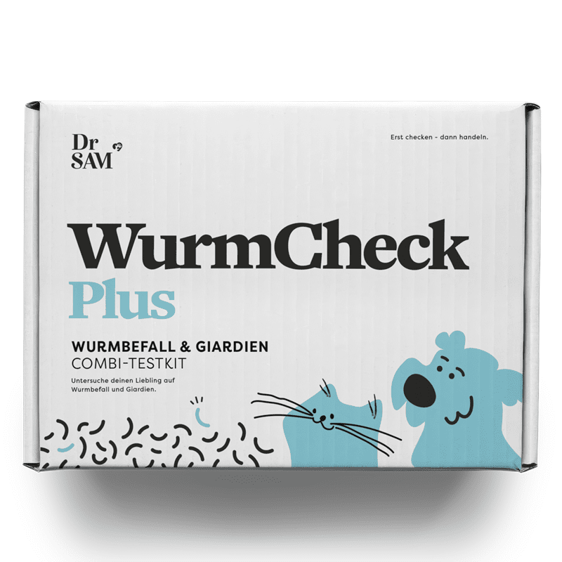 Dr. SAM pawcheck Wurmtest + Giardien für Hunde und Katzen, Tests