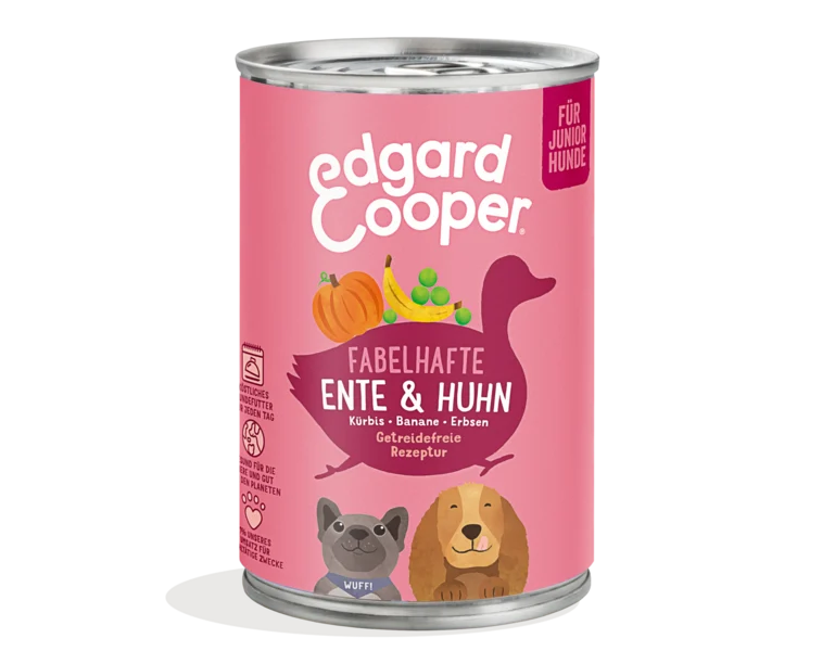 Edgard Cooper Hund Ente & Huhn mit Banane