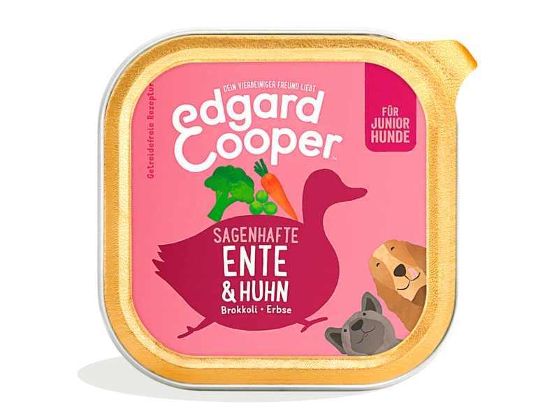 Edgard Cooper Hund Ente&Huhn mit Brokkoli Schale