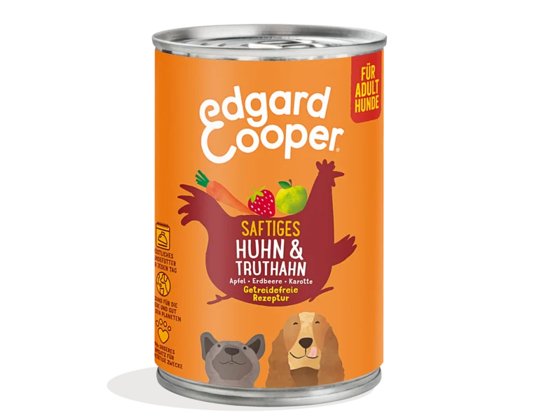 Edgard Cooper Hund Huhn&Truthahn mit Apfel