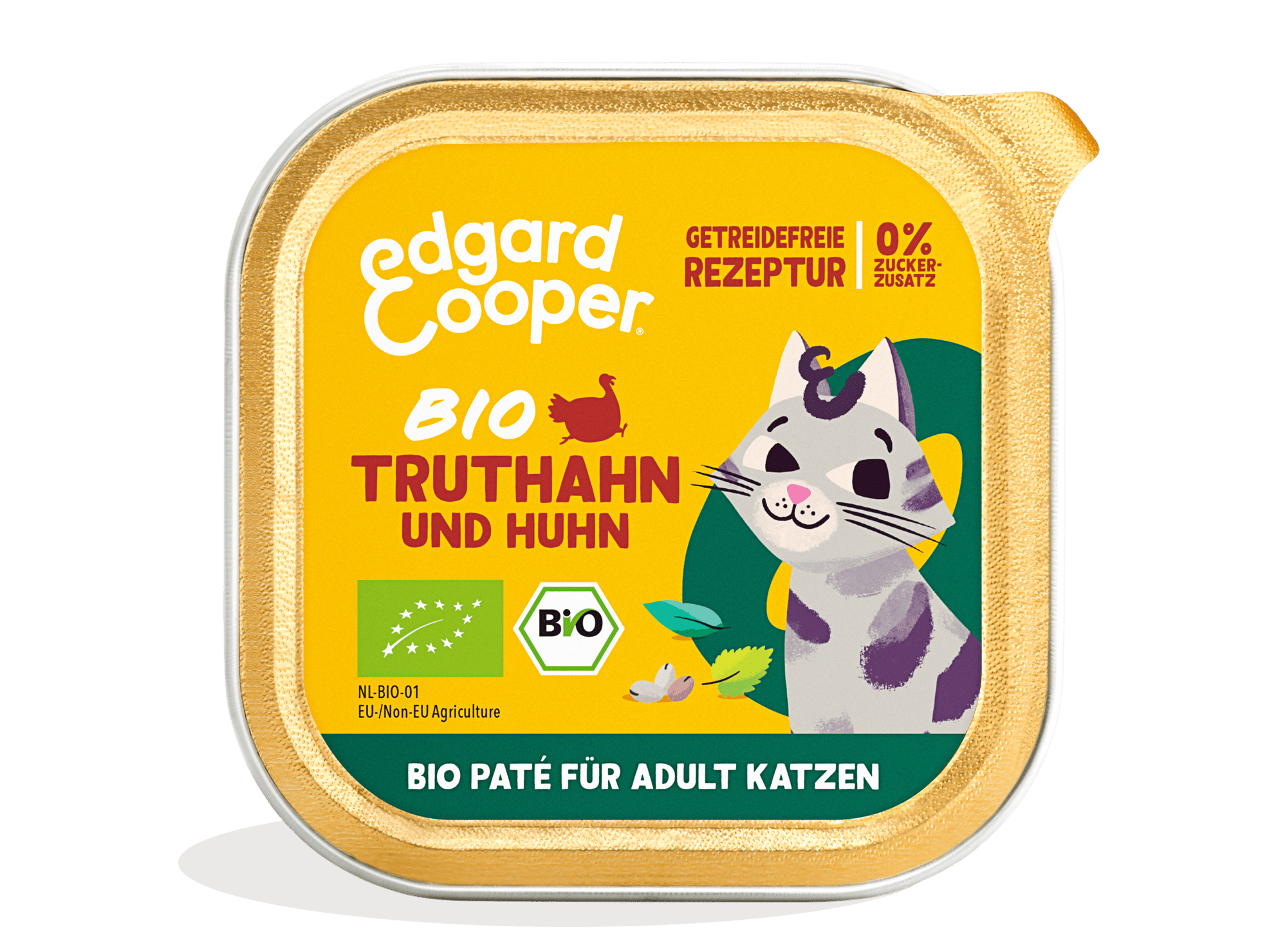 Edgard Cooper Katze Bio-Truthahn&Bio-Huhn