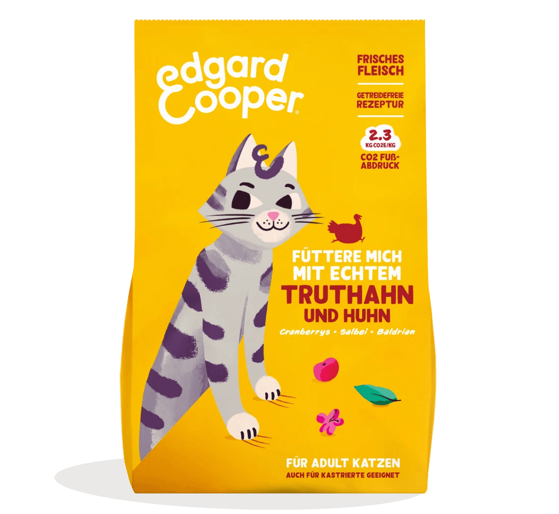 Edgard Cooper Katze Freilandtruthahn&Huhn+Cranberrys