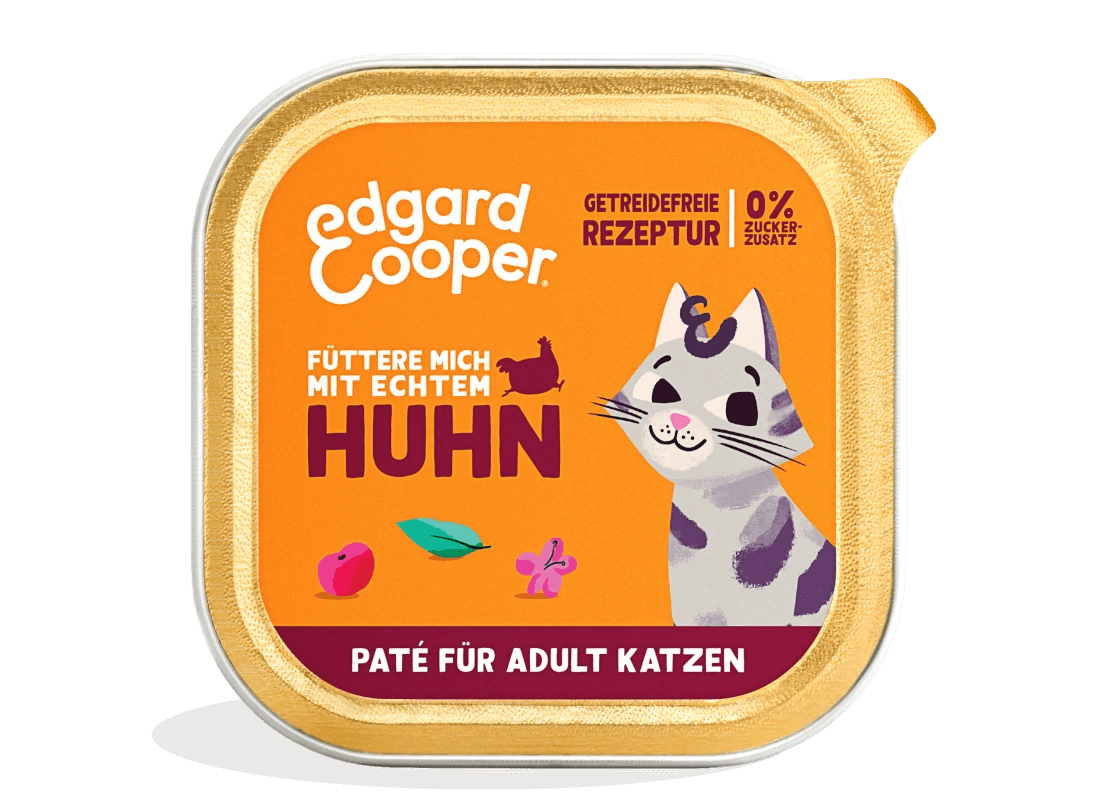 Edgard Cooper Katze Freilaufhuhn mit Cranberrys Paté