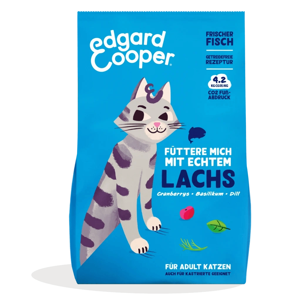 Edgard Cooper Katze Frischer Atlantiklachs+Cranberrys