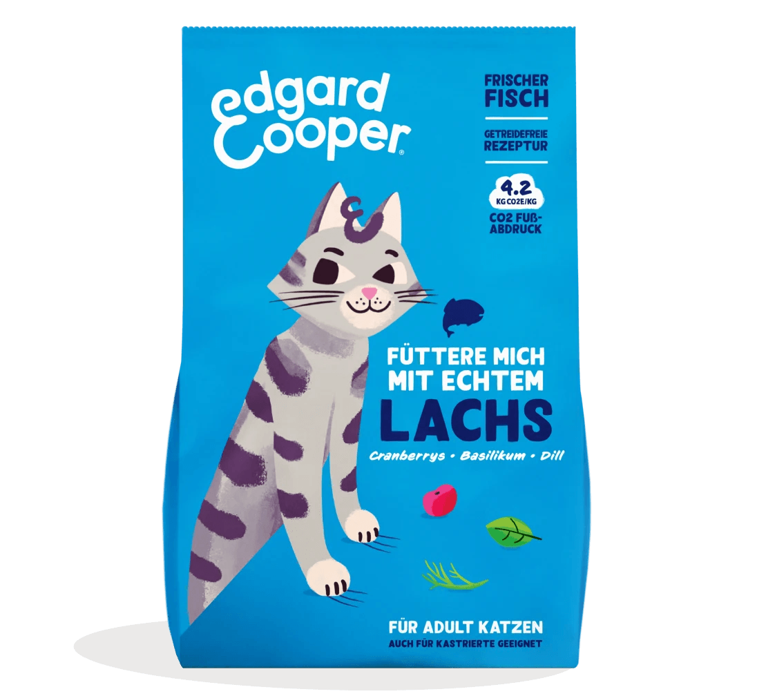 Edgard Cooper Katze Frischer Atlantiklachs+Cranberrys