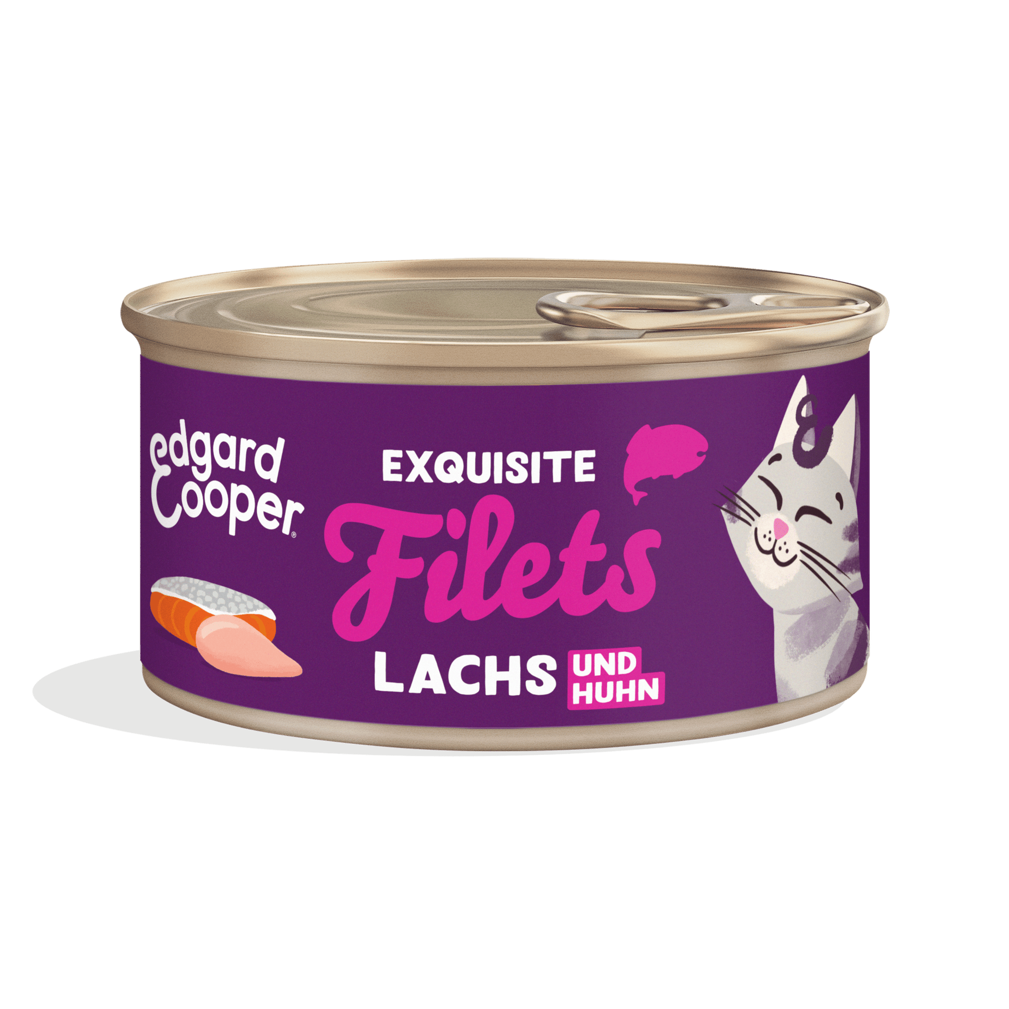 Edgard & Cooper Katze Frischer Lachs und Huhn, Nassfutter