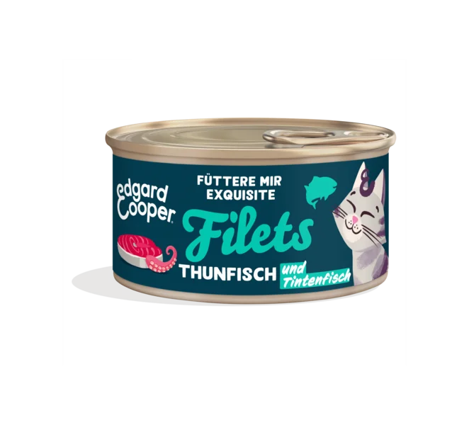 Edgard Cooper Katze Wildfang-Thunfisch&Tintenfisch