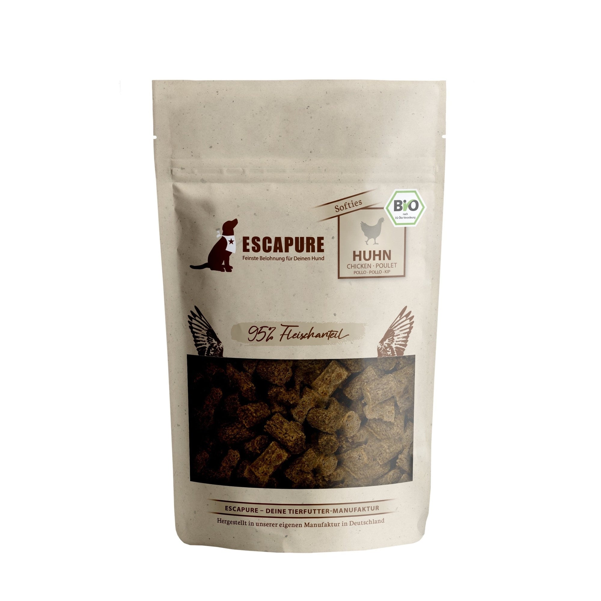 Escapure BIO Hähnchen Hupferl Soft, Snacks