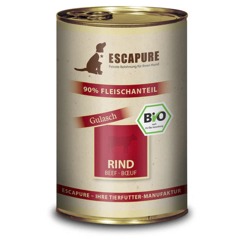 Escapure BIO Rinder Gulasch, Nassfutter