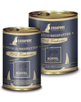 Escapure Büffel Nassfutter Hund in Metalldose mit 79,4% Fleischanteil