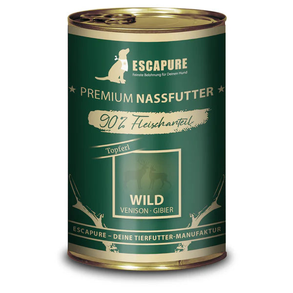 Escapure Hund Wild Topferl, Nassfutter